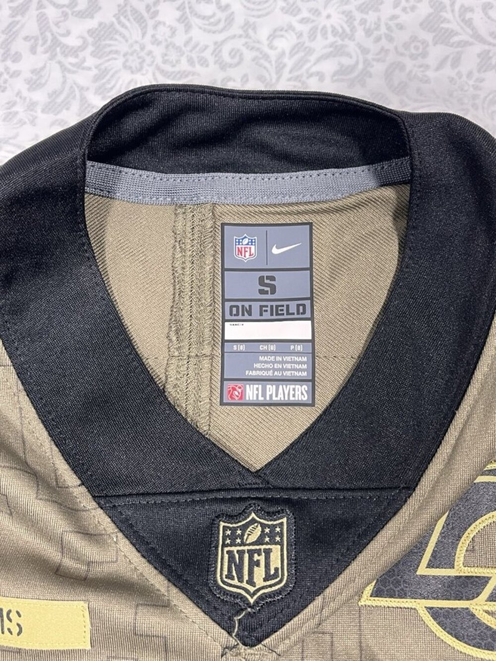 Youth Sz S Nike L.A. Rams Kupp 10 Salute To Service Jersey Military Army LA - Picture 4 of 9